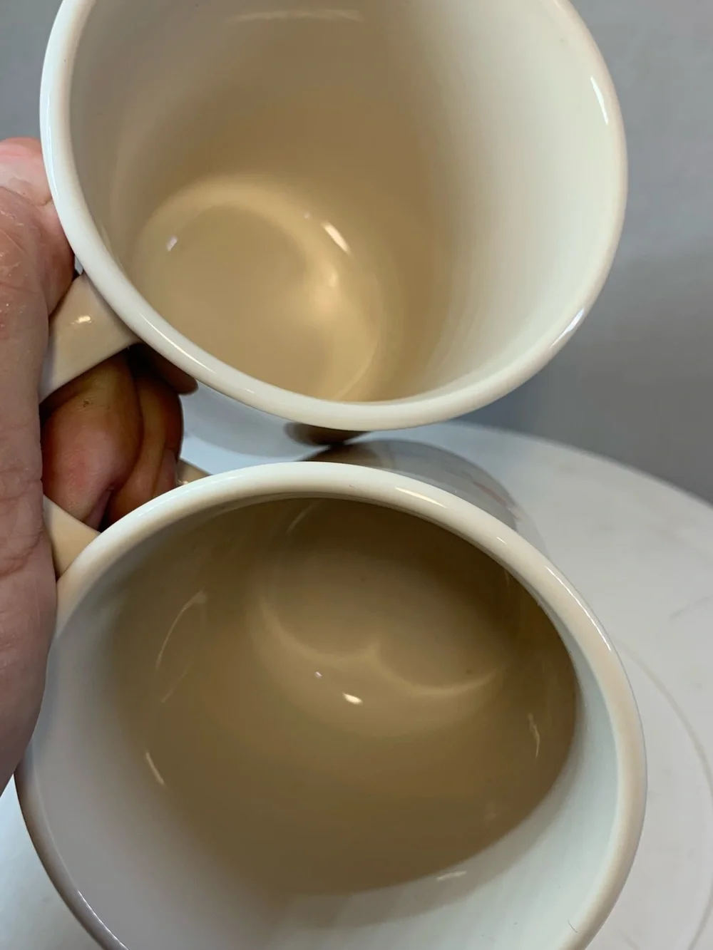 Vintage Pair of Corelle “Forever Yours” Coffee Mugs.            3692